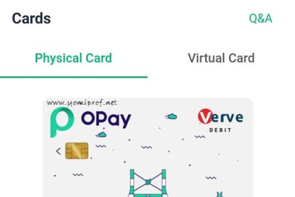 OPay Debit Card